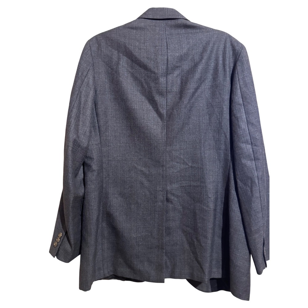 BROOKS BROTHERS Mens gray Wool Blazer Sport Coat Textured Suiting Size 42 36 - Picture 2 of 10